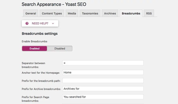 cong cu va plugin ho tro tao breadcrumbs